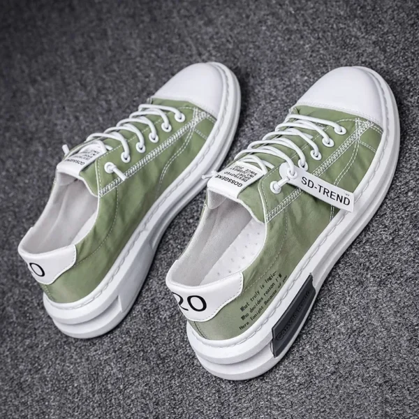 Ice Silk Men's Sneakers Summer Ice Silk Canvas Shoe for Men Brand Versatile Slip-on Casual Vulcanized Footwear Tenis Hombres