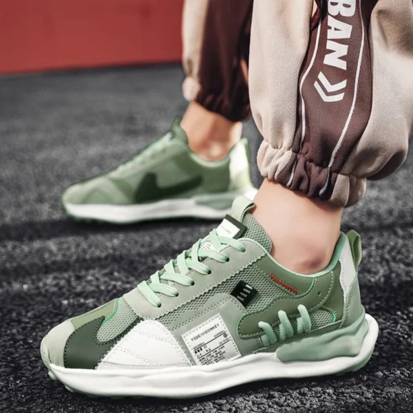 New Mesh Men's Casual Shoes 2025 Comfortable Breathable Sneakers Outdoor Soft Sole Wear-resistant Platform Shoes Tenis Masculino - Image 2