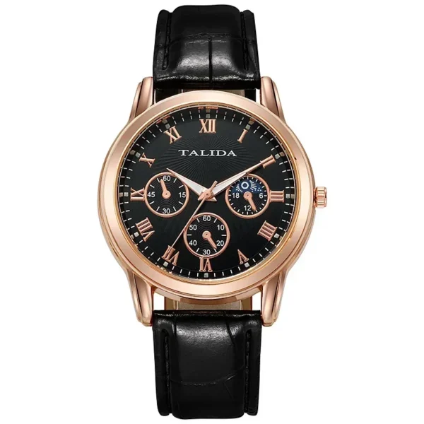 Relogio Feminino Men Business Watch Stylish Casual Leather Strap Watches Classical Style Quartz Clock men watch watches for men - Image 3