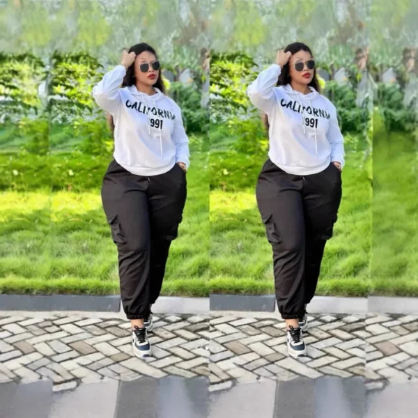 2 Piece Set Africa Clothes 2025 African Dashiki New Dashiki Fashion Suit Top And Trousers Super Elastic Party Big Size For Lady - Image 4