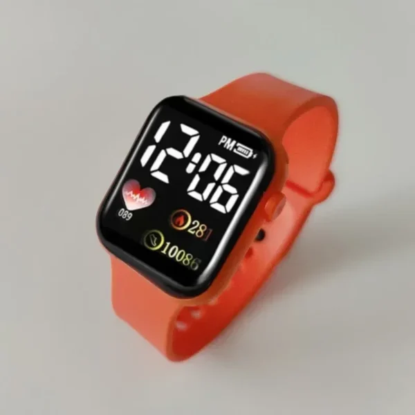 LED Digital Display Couple Student Children Universal Watch Waterproof Electronic Watch Smart Watch For Men Women Sport Fitness - Image 3