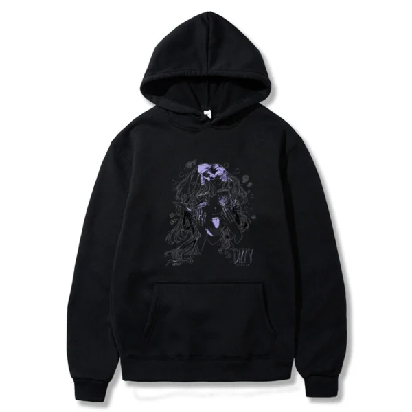 Women's Long Sleeves Joggers Brand Sweatshirt Killua Zoldyck Hoddies for Teens Y2k Clothes Tops Japanese Anime Kawaii Hooded - Image 3