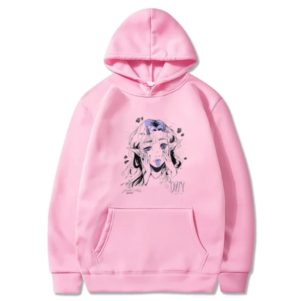 Women's Long Sleeves Joggers Brand Sweatshirt Killua Zoldyck Hoddies for Teens Y2k Clothes Tops Japanese Anime Kawaii Hooded - Image 5