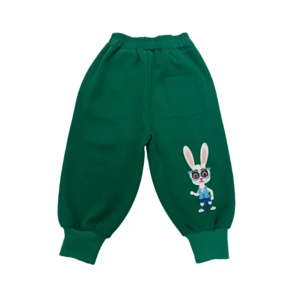 Girls Clothes Spring Autumn Casual Pants Cotton Jogger Pants Cartoon Rabbits Design Children's sweatpants Elastic waist trousers - Image 5