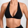 Sexy V-neck Sport Bra Women Underwear Sportswear Halter Backless Top for Fitness Yoga Wear
