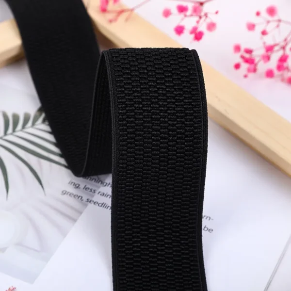 Korean Fashion Ladies Decorated Elastic Wide Belt Buckle Dress Sweater Sweater Waist Belt for Woman - Image 5