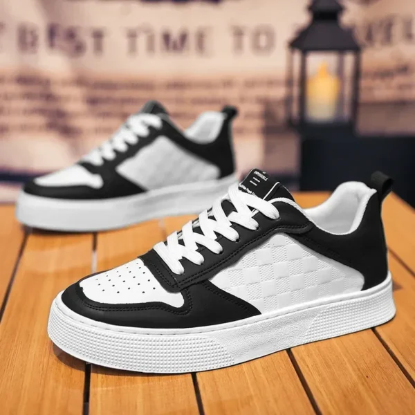 Fashion Men Style Flat Bottom Casual Shoes 2024 New Comfortable Breathable Men's Sports Shoes Lightweight Pu Leather Man Loafers - Image 4