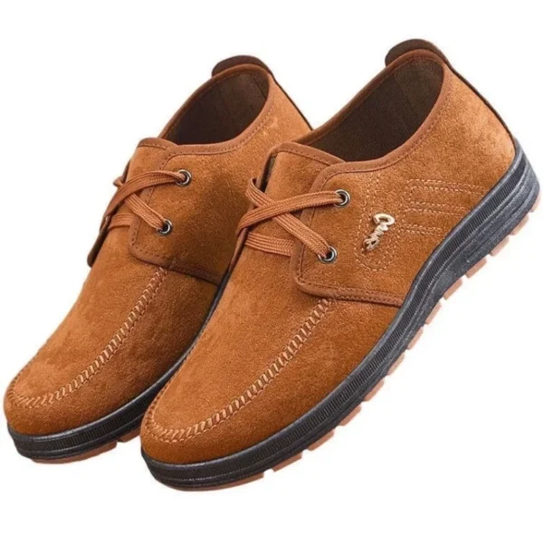 Men Suede Loafers Driving Shoes Moccasins Fashion British Men's Casual Shoes Flat Breathable Shoes for Men Outdoor Shoe