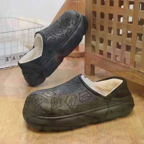 Number Round Tip Brown Man Moccasin Slippers For The Beach Shoes Comfortable Sandals Sneakers Sports Offers Loafter Cuddly - Image 3