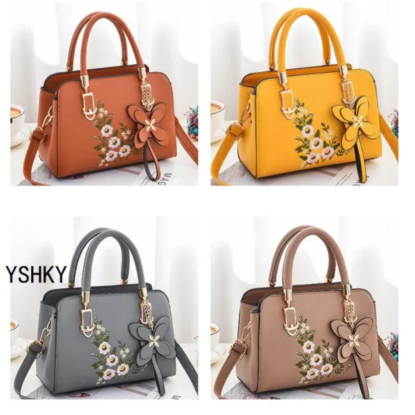 Woman shoulder bag Large capacity Handbag for Women Crossbody bag Lychee pattern PU Portable bucket bag ladies messenger bags - Image 3