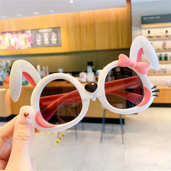 New Kids Sunglasses Cartoon Bunny Shape Sunglasses Trendy Children's Sunglasses for Easter Party Funny Photo Props