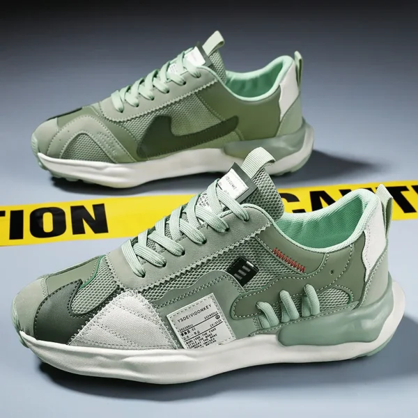 New Mesh Men's Casual Shoes 2025 Comfortable Breathable Sneakers Outdoor Soft Sole Wear-resistant Platform Shoes Tenis Masculino