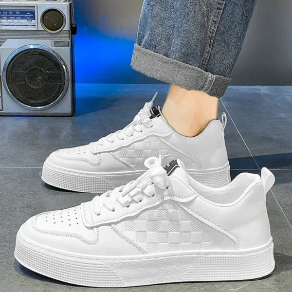 Fashion Men Style Flat Bottom Casual Shoes 2024 New Comfortable Breathable Men's Sports Shoes Lightweight Pu Leather Man Loafers - Image 5