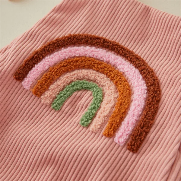 Tregren 0-18M Newborn Infant Toddler Baby Girls Romper Strawberry Rainbow Embroidery Jumpsuit Overall Summer Clothing - Image 6