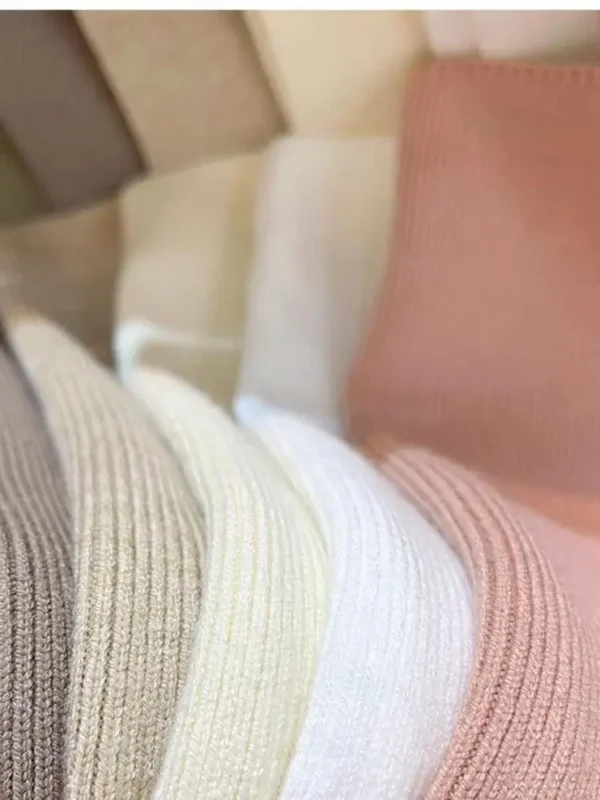 Summer Women Sexy Sleeveless Tops Fashion Short Square Collar Tank Tops 6 Colors Knitted Crop Top - Image 6