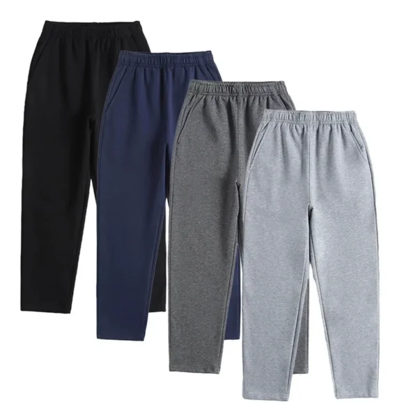 Footed Pants Girl Kids Teen Boys Girls Autumn Winter Sweatpants Unisex Toddler Jogger Trousers Elastic Waist Sport Pants