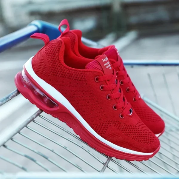 Red Air Running Sneakers for Men Women Breathable Ultra Light Large Size 47 Sports Shoes Men Outdoor Trail Running Athletic Shoe - Image 3
