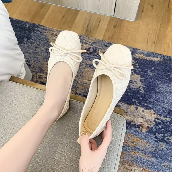 Casual Flats Shoes Women Fashion Pointed Toe Female Spring Autumn Single Shallow Mouth Loafers Shoes Mocasines De Mujer Zapatos - Image 5