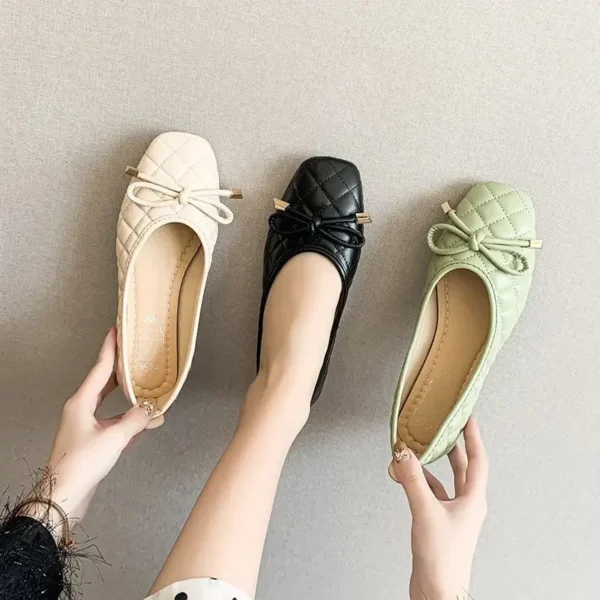 Casual Flats Shoes Women Fashion Pointed Toe Female Spring Autumn Single Shallow Mouth Loafers Shoes Mocasines De Mujer Zapatos - Image 3
