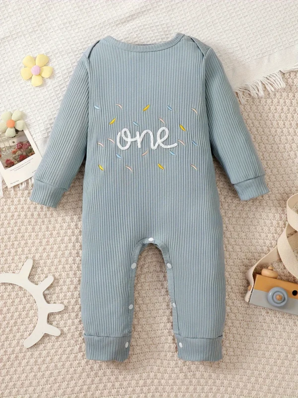 Neutral Baby One-Piece Crawling Suit Infant Leggings Romper for Toddlers Comfortable Soft Clothing for Babies - Image 3