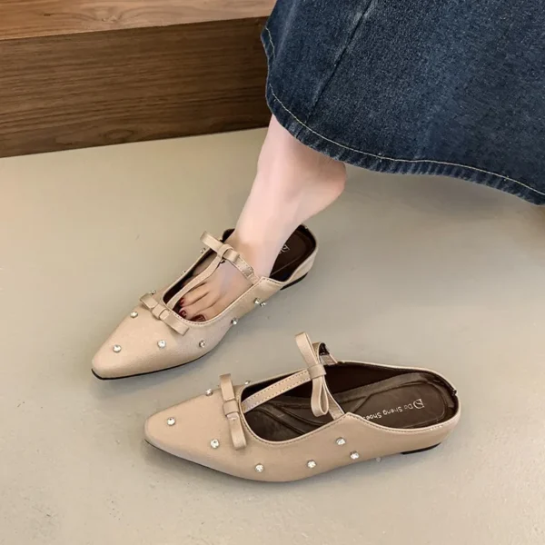 2025 New Brand Women Flat Shoes Fashion Ladies Elegant Mary Jane Shoes Soft Sole Outdoor Dress Ballerinas - Image 5
