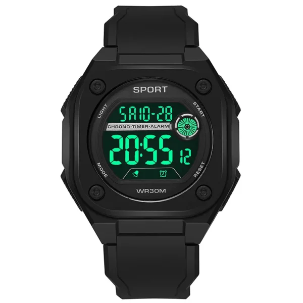 Military Sports Watches for Men Multifunction Electronic Watch Waterproof LED Digital Wristwatch for man kids Boy Student Teen - Image 2