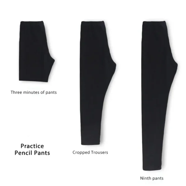 Girls' Athletic Leggings Kids Dance Running Yoga Pants Gym Workout Shorts Children Fitness Gymnastics Elastic Waist Pants - Image 6