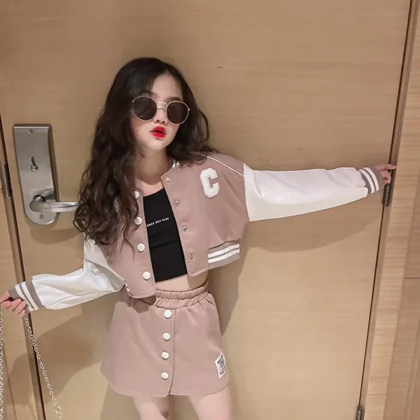 Teen Girls Baseball Jackets - Image 2