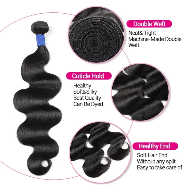 Orientfashion body wave human hair wigs Human Hair Bundles Vietnamese Body Wave Hair Extensions 100% Unprocessed Virgin Hair Bod - Image 5