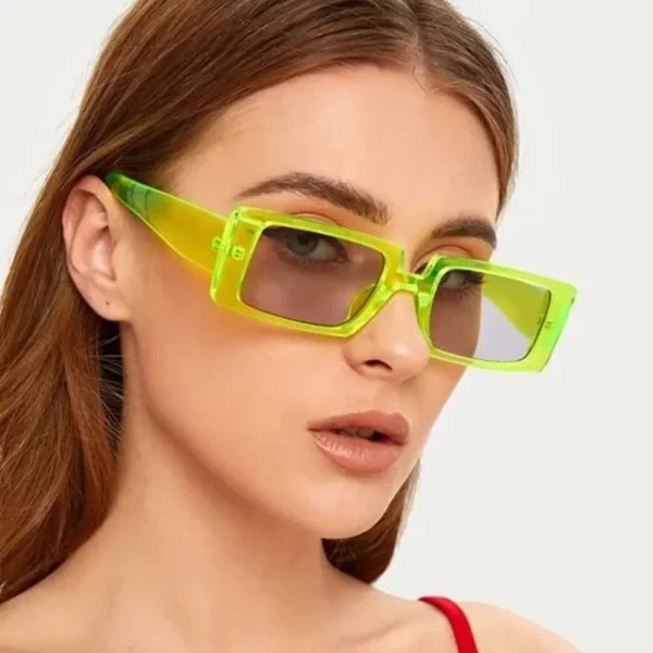 Men Vintage Rectangle Frame Sunglasses Fashion Retro Sun Glasses Luxury Brand Design Glasses UV400 Shades Eyewear Women Goggles - Image 4