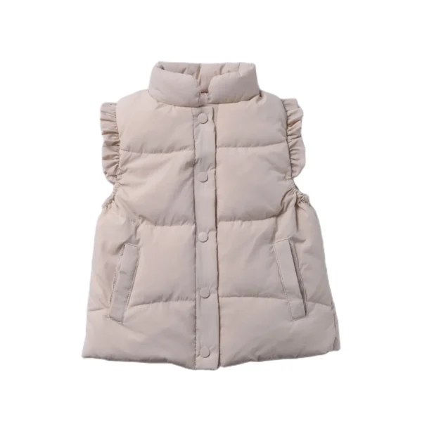 Baby Girls Down Gilets Little Girls Winter Sleeveless Puffer Vest Jackets Kids Causal Warm Waistcoat Children Outerwear Coats - Image 6