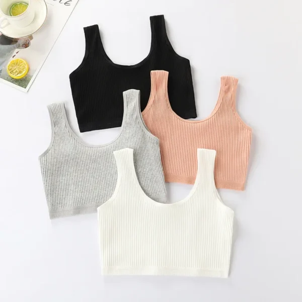 Girls Bra Crop Tops for Teens Underwear Breathable Kids Sports Training Bras Children Soft Cotton Teenager Clothing Girls - Image 3