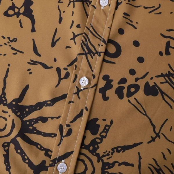 Summer New Men's Floral Printed Short Sleeve Shirts Trend Streetwear Fashion Casual Comfy Tops Hawaiian Holiday Camisa Male - Image 3