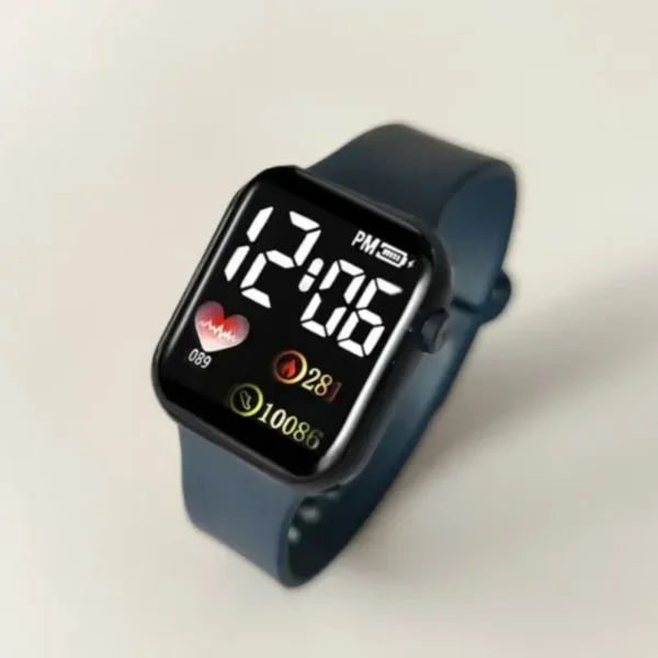 LED Digital Display Couple Student Children Universal Watch Waterproof Electronic Watch Smart Watch For Men Women Sport Fitness - Image 4