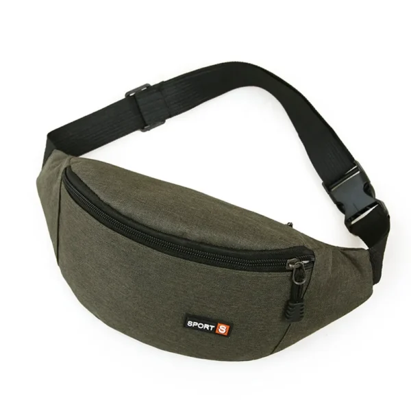 2025 Men Brand Women Black Waist Bag Sport Run Fanny Pack Men Crossbody Bag Fashion Chest Bag Phone Purse Multifunction Belt Bag