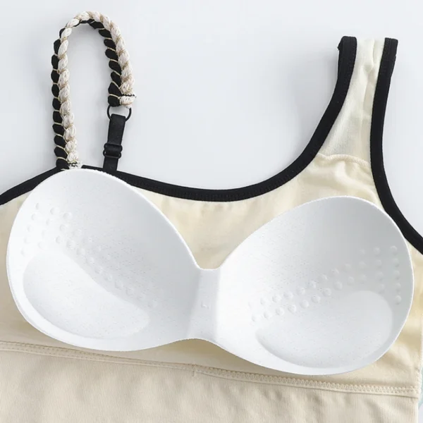 Women's Tube Top Summer New Bras Women Sexy Crop Tops Bra Tube Top Female Camisole Vest Removable Chest Pad Push Up Crop Top - Image 5