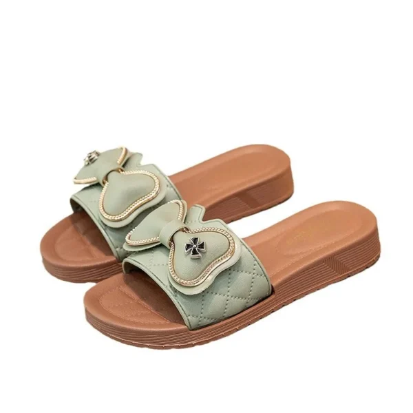 2025New Style Sandals Elegant Non-Slip Casual Flat Slippers for Women Summer Outdoor Beach Shoes Fashion One-Word Slippers - Image 5