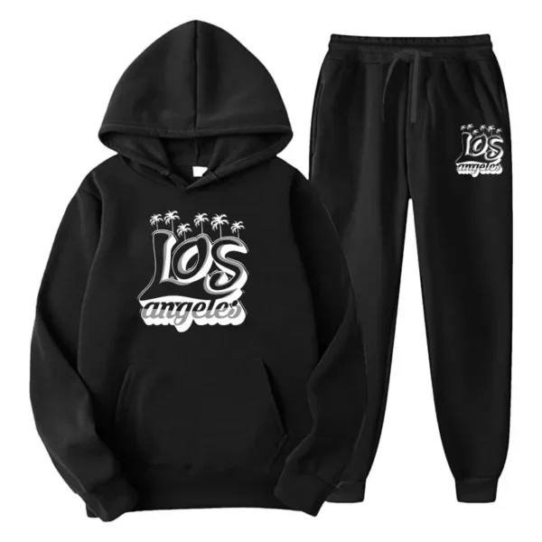 New 2 Piece Mens Track Suits Autumn Winter Jogging Sports Suits Sets Sweatsuits Hoodies Jackets and Athletic Pants Men Clothing