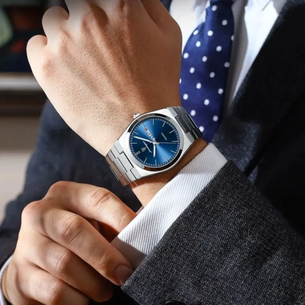 Luxury Watch For Man Waterproof Luminous Stainless Steel Men Watch - Image 5