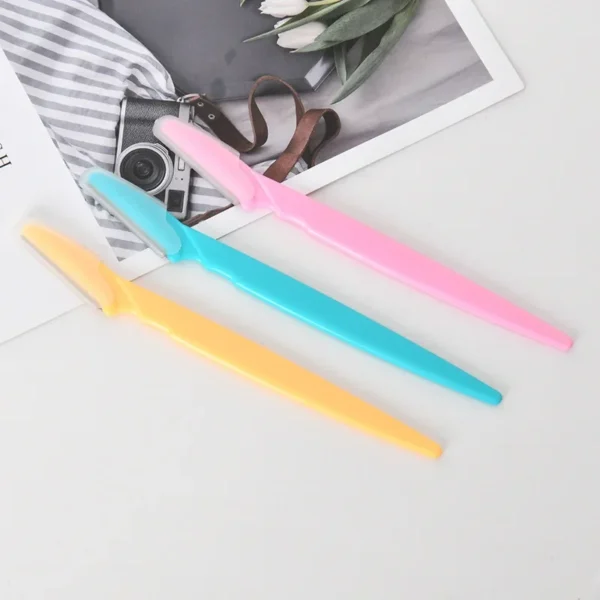 Travel Portable Eyebrow Trimmer Face Razor Face Hair Remover Tools Eyebrow Razor - Image 3