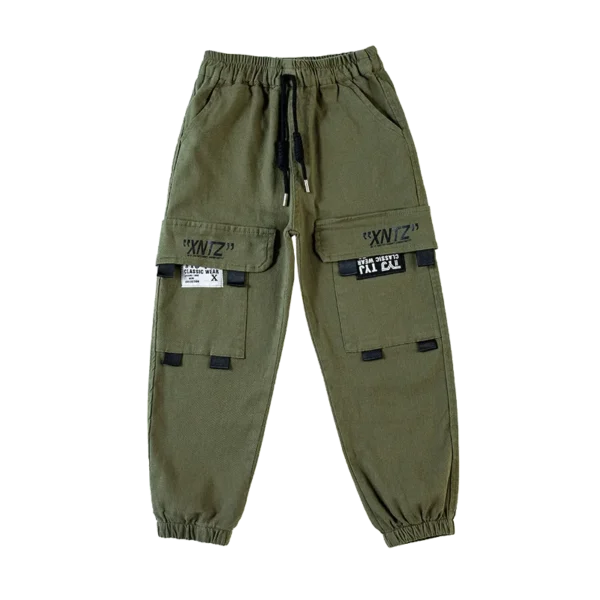 Boys Cargo Pants Spring Autumn Trousers Casual Kids Sport Pants Teenage Children Clothes for 5 6 7 8 9 10 11 12 Years Old - Image 5