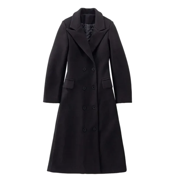 winter Thicken cotton teen Girls long Woolen Overcoat Double breasted cotton Windbreak jacket warm coat School Child Clothes 14 - Image 6