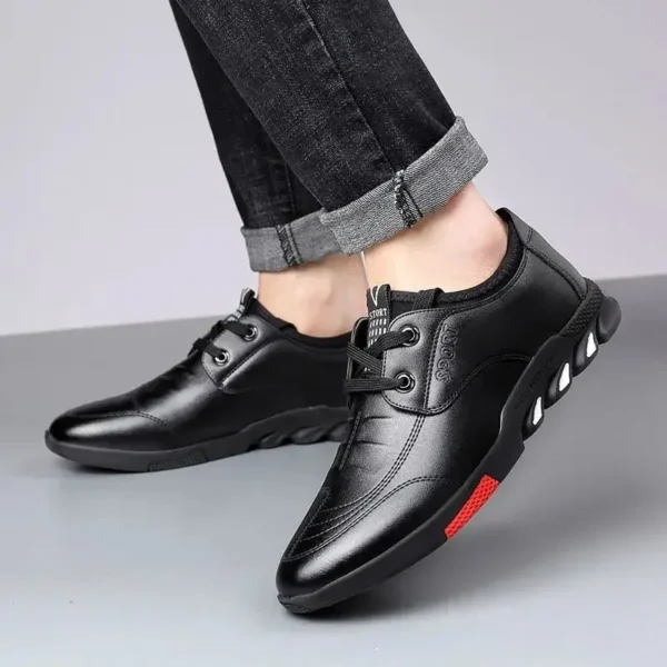 PU Leather Mens Casual Shoes Male Loafers 2025 Non-slip Flats for Kitchen Comfortable Soft Breathable Men Shoes Chaussure Hommes - Image 6