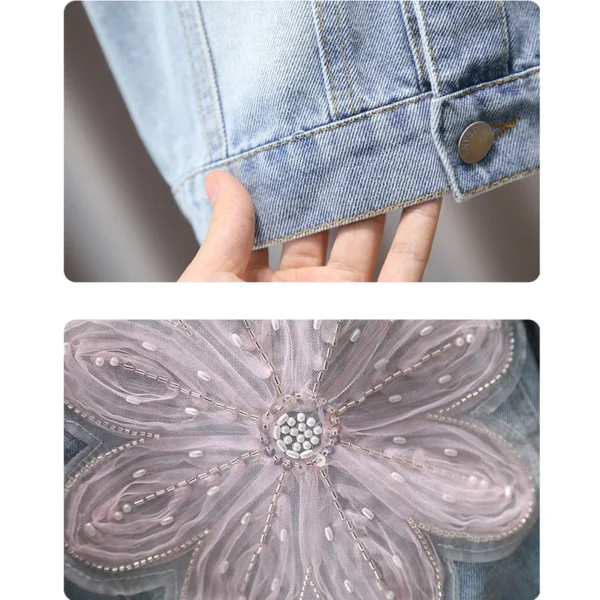 2-10 Years Girls Denim Jacket - Image 4