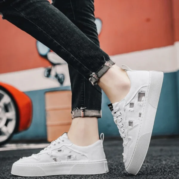 2025 New Green Canvas Shoes Summer Comfortable Wear-resistant Versatile Board Shoes Trendy Men's Casual Vulcanized Shoes Tenis - Image 6