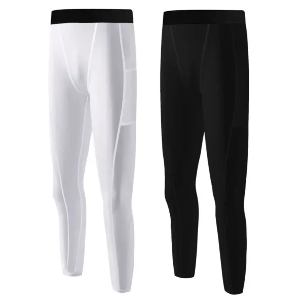 Kid Boys Sports Compression Pants Exercise Base Layer Trousers Children Running Tights Teen Exercise Fitness Basketball Leggings