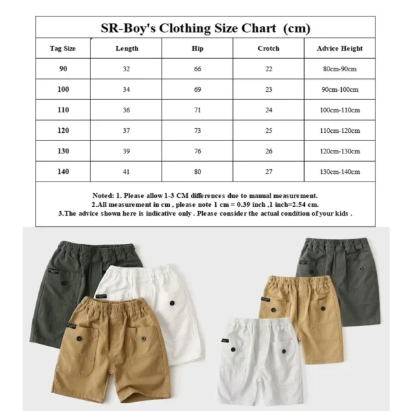 Fashion Handsome Boys Fifth Pants Summer Kids Cagro Pants Knne Length Children Trousers Sport Pants for Toddler Baby Boy Clothes - Image 2