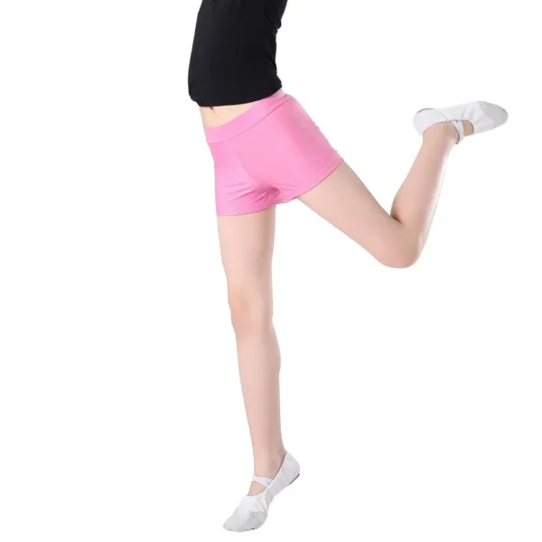 Girls Dance Shorts Pants Stamped High Stretch Dancing Shorts Solid Training Shorts Fitness Casual Trousers Kids Clothes 3-13Y - Image 4