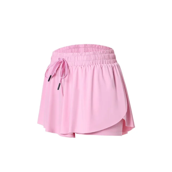 Girls Flowy Shorts 2in1 Youth Butterfly Tennis Skirts Spandex Fitness Running Kids Preppy Shorts Gym Teens Casual Clothes Summer - Image 4