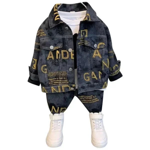 Boys Clothing Jackets Jeans Sets Cotton Denim - Image 6
